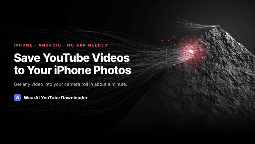 How to Save YouTube Videos to Your iPhone Photos App (2026 Guide)
