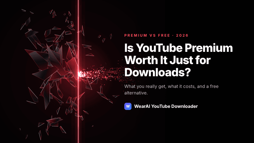 Is YouTube Premium Worth It Just for Downloads? A Free Alternative (2026)